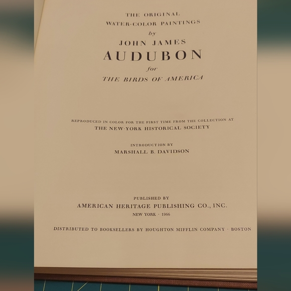 Vintage John Audubon  Bookplate Print. Chickadess & Bush Tanagers - Picture 3 of 4